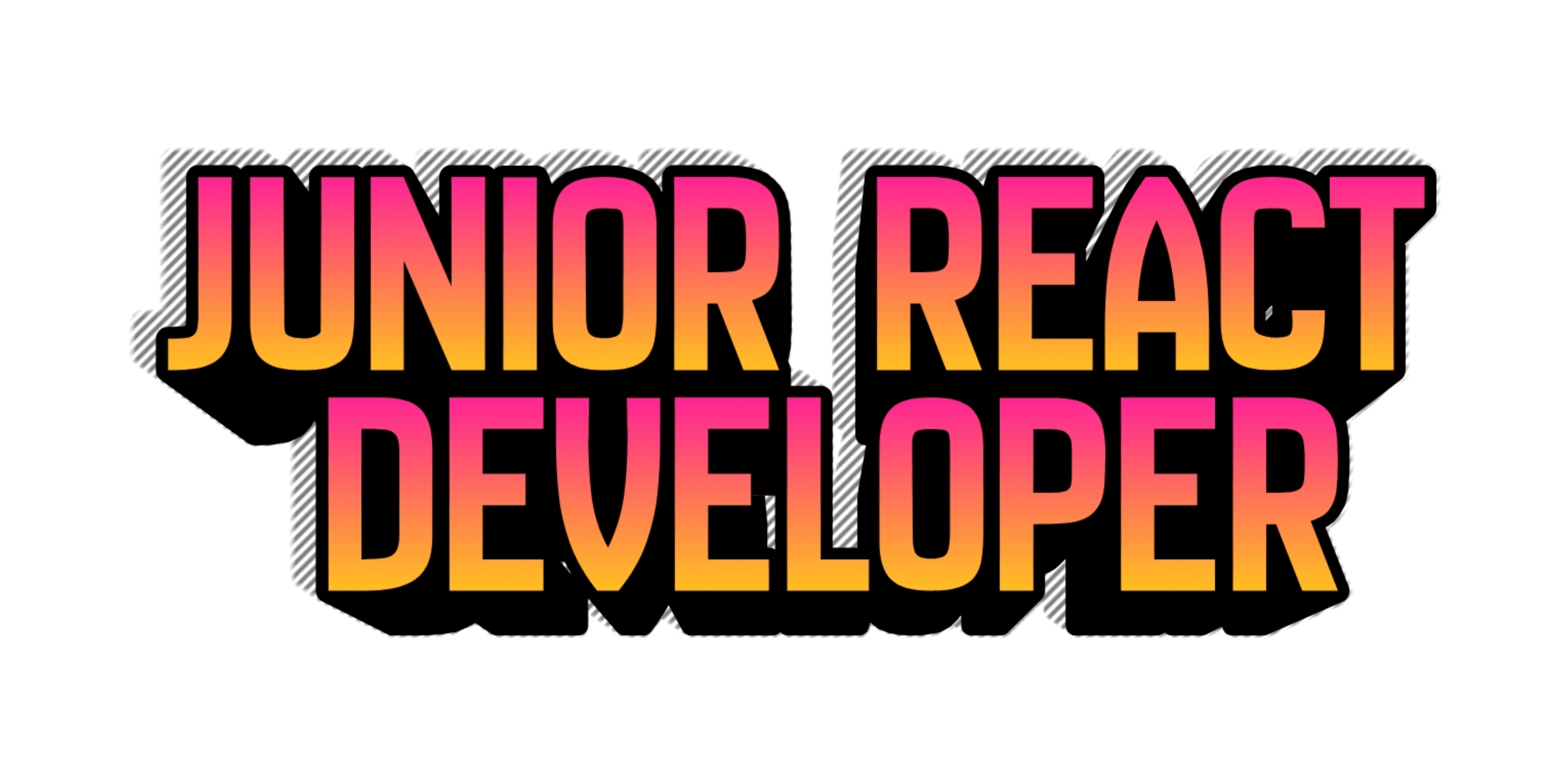 Junior React Developer banner